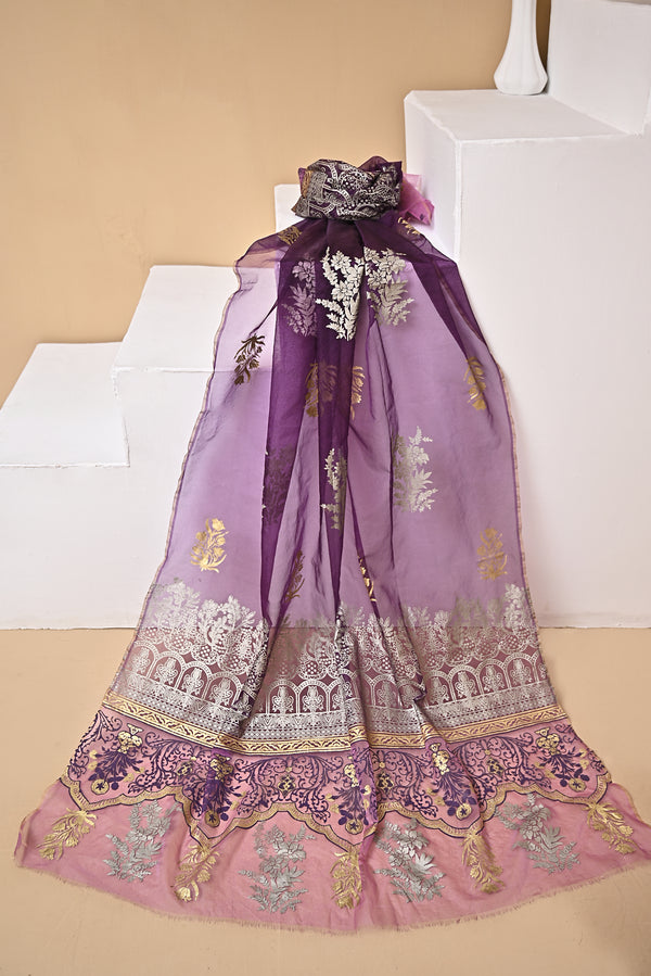 Zaposh Organza Dupatta - Ms attires