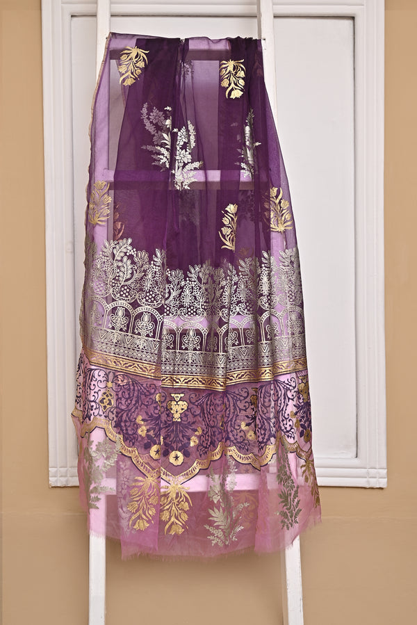 Zaposh Organza Dupatta - Ms attires
